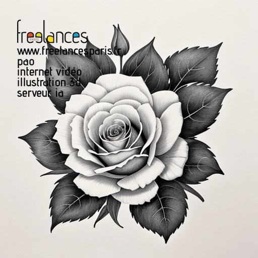 Pao mise en page internet vidéo illustration 3d serveur IA générative AI freelance paris studio de création magazines 8UP347A0